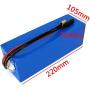 Jieoto 36V 18AH E-Bike Battery Electric Bike Lithium Battery Pack with Charger for Electric Bike Scooter Moped Go-Kart Tricycle Golf Cart 500W 350W 250W 200W Motor