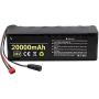 Wnicek 48V 20AH Ebike Battery Waterproof PVC Lithium-ion Battery Pack High Capacity Lithium Battery for 1000W 700W 500W 350W 250W Motor with BMS Protection and Charger