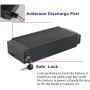Jieoto Rear Rack Electric Bike Battery 52v/48v 15ah 17.5AH Lithium Battery for 1000W 750W 500W 350W Bike Motor, Mountain Bike Battery with Charger, Safety Lock, No Rack
