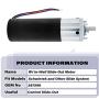 287298, RV in-Wall Slide-Out Motor Compatible with Lippert LCI Schwintek in-Wall Slide System, Motorhome Slide Motor Assembly for Travel Trailer and Camper | 500:1 High Torque Gear Ratio, 12V DC