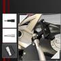 Lorababer Motorcycle CNC Aluminum Mobile Phone Holder GPS Navigation Bracket Mount Stand Modification for BMW K1600GT K1600GTL R1200RE R1200RT R1250RS R1250RT (Black)
