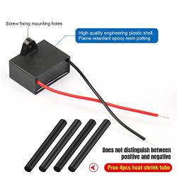 BEEYUIHF CBB61 Fan Capacitor 6.0UF 450V AC 50/60Hz 2 Wire for Fan/Ceiling Fan Motor Start Run Capacitance(Pack of 2Pcs)