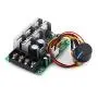 DC Motor Speed Controller 12V 36V 48V Slow Start Adjustable Speed Board with Overload Protector Permanent Magnet DC Brushed Motor