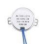 FTVOGUE AC 100-127V 4W Synchronous Motor 50 60Hz CCW CW Geared Motor for Electric Fan, Heater, Handicrafts[0.8-1RPM],Dedicated Motor
