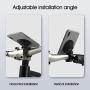 Bike Phone Mount,Bicycle Cellphone Holder with Universal Adapter, Out Front Motorcycle Handlebar Mount for Mountain Bike,Scooter,Electric,MTB and Road Bike-Compatible with iPhone/Samsung/Google-Black