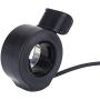 Yosoo Health Gear 3 Wire Thumb Throttle, Electric Bike Thumb Throttle, Electric Scooter Throttle, Black Plastic Speed Control 3 Wires Speed Controller Left Right Handle for Electric Scooter