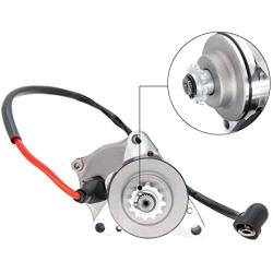 3 Bolt Starter Motor for 50cc 70cc 90cc 100cc 110cc 125cc Tao Tao Go Karts Pit Bike 4 Stroke Quad Wheelers - Electric ATV Starter Motor with Line