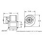 Fasco A166 Centrifugal Blower with Sleeve Bearing, 3,200 rpm, 115V, 50/60Hz, 1.4 amps