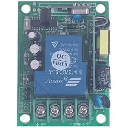 AC 110V 220V 85V-250V 30A Wireless Control Switch 433Mhz Remote Relay Switch, 30A 1 Channel 433Mhz Transmitter and Receiver for High Power Air Condition Pump Light Fan (2X Control 433M)