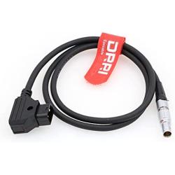 DRRI 0B 7pin to Dtap Wireless Nucleus M Follow Focus Motor Power Cable for Gimbal (Straight 7pin Cable)
