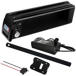 Jieoto 36V 20Ah Ebike Battery Lithium Battery Pack, Lithium Ion Electric Bike Battery with Charger 42V 3A and BMS Protection Board, for 250W 350W 500W 700W Electric Bicycle Scooter Motor