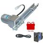 BEMONOC AC 110V Linear Actuator Stroke 30mm Reciprocating Gear Motor Low Speed 7.5 RPM 15 Watts AC Speed Controller Kits for DIY Design