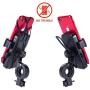 Bike & Motorcycle Phone Mount Anti Shake and Stable 360° Rotation Universal Bicycle Phone Mount Holder Stand Cradle Clamp Compatible for Any Smartphones GPS Other Devices Between 4.7 and 6.5 inches