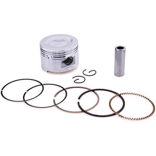 Glixal ATMT1-038 GY6 100cc 50mm Piston Set with Rings for 139QMB 139QMA Engine Scooter Moped ATV Go Karts JONWAY,JMSTAR,ROKETA,SUNL,TANK,PEACE,TAOTAO,Dongfang,Kazuma,JCL,BMS