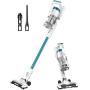 Eureka RapidClean Pro Lightweight Cordless Vacuum Cleaner, White & Swiffer WetJet Multi-Purpose Floor Cleaner Solution with Febreze Refill, Lavender Vanilla and Comfort Scent, 1.25 Liter (Pack of 2)