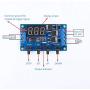 Timer Delay Relay DC 5V 12V 24V On Off Timer Module Trigger Cycle Dual MOS Delay Control Board with Digital Tube Display and Protective Shell for Smart Home, Automatic Control