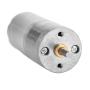 DC Gear Motor, 12V 25GA-370 Full Metal Brush Gear Motor High Torque Low Speed Reduction Geared Motor Centric Output Shaft 25mm Outer Diameter Gearbox for Electronic Lock(12V 100RPM)