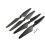 Upgraded Propellers Three Blades Two Blades Main Blade Propeller Motors with Metal Gears for Hubsan H502E H502S Drone Replacement CCW CW RC Quadcopter Spare Parts Set (Black)