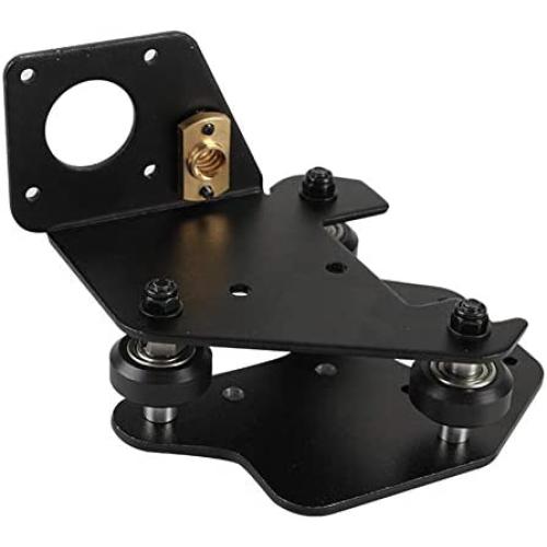 Yuhoo Motor Bracket Fixed Mount Plate Spare 3D Printer with Pulley Nut Home Office Replacement Parts Upgrade Left X Axis Aluminum Durable sy Install for Creality CR10 S4 S5