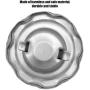 Jorzer Fuel Gas Cap Cover Mower Parts Compatible with Honda Gx120 Gx160 Gx200 4-13 Hp Gx Engine Motor, Mower Accessories, Carburetors, Tune Up Kits 2pcs