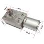 Bringsmart JGY-370 12V 10rpm DC Worm Gear Motor 12 Volt High Torque Engine Mini Turbine Worm 12V Reducer Electric Motor Self-locking for DIY Mini Geared Motor (JGY-370 12V 10rpm)