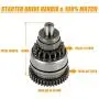 Starter Motor and Drive Bendix Combo Kit Compatible with Polaris ATV UTV 325 330 335 425 500 Replace Smu0061 113528 495713 3084981 3090188 for Sportsman Ranger Scrambler Magnum ATP Trail Boss