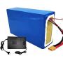 Wnicek 72V Lithium-ion Electric Bike Battery 20Ah 30Ah 40Ah E-Scooter Lithium Battery Electric Tricycle Battery Pack for 2800W-1600W Electric Motorcycles Motors with BMS+ Charger