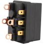 Acouto Winch Solenoid Relay Contactor for ATV UTV 4X4 Vehicles Winch Solenoid Contact Relay Contactor 12V 120A Steel Replacement