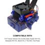 Hobby Fans Aluminum ESC Cooling Fan High Velocity Fan Heatsink for 1/10 traxxas Slash 4x4 Stampede 4x4 VXL Rustler VXL Replace #3340 Velineon VXL-3s ESC Cooling Fan