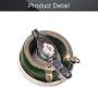 Fielect 100W 100R Ohm Ceramic Wire Wound Potentiometer Linear Rotary Resistor Rheostat with Knob for Industiral Machinery RPM Adjustment