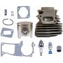 ESEYAIDA 44MM Cylinder Decompression Valve Kit with Gasket Spark Plug Fit for Husqvarna 346 350 351 353 Chainsaw Engine Motor Parts Replace 537253002