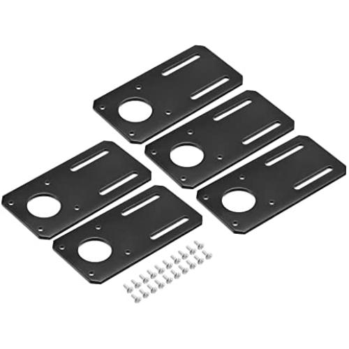 MECCANIXITY Motor Bracket Motor Mounting Holder 100x50mm Black for NEMA 17 Stepper Motor with Screws 5 Set MECCANIXITY Motor Bracket Motor Mounting Holder 100x50mm Black for NEMA 17 Stepper Motor with Screws 5 Set