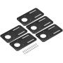 MECCANIXITY Motor Bracket Motor Mounting Holder 100x50mm Black for NEMA 17 Stepper Motor with Screws 5 Set MECCANIXITY Motor Bracket Motor Mounting Holder 100x50mm Black for NEMA 17 Stepper Motor with Screws 5 Set