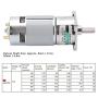 XD‑42GA755 24V DC Gear Motor , Controllers Motor Speed Controllers Eccentric Output Shaft Sport Control Small Low Speed CW CCW Permanent Magnet + Bracket [200rpm/min]