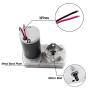 Neresshery 132682 RV Actuator Slide Out Motor 18 : 1 Ratio Motor OEM Replace for 295380 M-8910 RP-785615 Motor 12 Volts 5800 RPM Venture Acuator for RV Camper Trailer,Compatible with Most Actuators