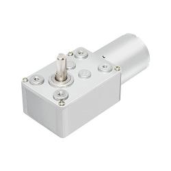 AZSSMUK DC 12V 95RPM Worm Geared Small Motor 6mm Female Shaft High Torque Turbine Reducer