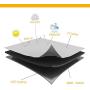 AKEfit Outboard Motor Cover, Waterproof & Sunproof Boat Motor Covers,Motor Hood Cover with Heavy Duty Oxford Fabric Extra PVC Coatin, Fits Motor Up to 150Hp