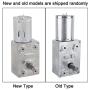 DC 12V Worm Gear Motor Reduction Electric Motor Reversible High Torque Turbo Electric Geared Gear Box with Self Lock Design(62RPM)