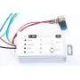 KNACRO DC Motor Speed Controller Motor Driver Controls Module DC 9V-60V 12V 24V 36V 48V 60V Motor Pulse Width Modulator Regulator 20A 1200W PWM Monitor Dimmer Governor with Switch & Knob