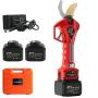 SURANRY Professional Electric Pruning Shears,Cordless Trimmer with 1.26inch/32mm Cutting Diameter Heavy Duty with 2 Pack Brushless Motor Rechargeable,Pruning Shears for Gardening, Park and Farms.