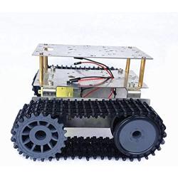 AI LI WEI Professional Stainless Steel Frame Smart Car Tank Chassis Kit Crawler Track sg 90 Motor and 90s Motor Platform Chassis Robot Tank Kit DIY