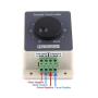 DC Motor Speed Controller, 10-60V 20A Pulse Width Modulator PWM HHO RC Speed Regulator Motor Speed Controller Waterproof Shell High Power 20A with Housing