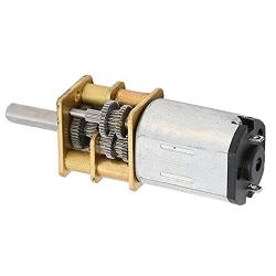 DC 6V Gear Motor, 10 RPM High Torque Motor, Speed Reduction Geared Motor with 3x10mm Shaft for Robots Home Appliances, Geared Motor