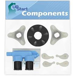 285805 Water Inlet Valve & 285753A Washer Motor Coupler & 80040 Agitator Dogs Replacement for Kenmore 11092274100 - Compatible 285805 Inlet Valve & 285753A Motor Coupling Kit & 80040 Agitator Dogs