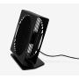 DailyLike USB Fan Mini Brushless DC Motor 45 ° Angle Adjustment Natural Wind Low Noise Two Step Wind Speed (Black)