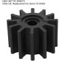 BODAO 987176/3854072 Boat Engine Water Pump Impeller for Johnson/Evinrude Cobra 3.2/5.8/7.4/8.2L Outboard Motor