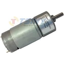 TSINY Small 12V DC 100 RPM Spur High Torque Gear Box Electric Motor