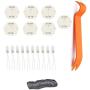 Dr.Roc GM Instrument Cluster Gauge Stepper Motor Repair Kit X27 168 (7 Motors,10 Backlight Bulbs,1 Remove Tool,Flux Rosin Core Solder)