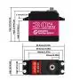 ANNIMOS 30KG PRO RC Servo Motor “High Speed/Power” Stainless Steel Gear Waterproof Digital Servos