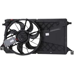 TYC 621270 Cooling Fan Assembly Compatible with 2004-2009 Mazda Mazda3, Black